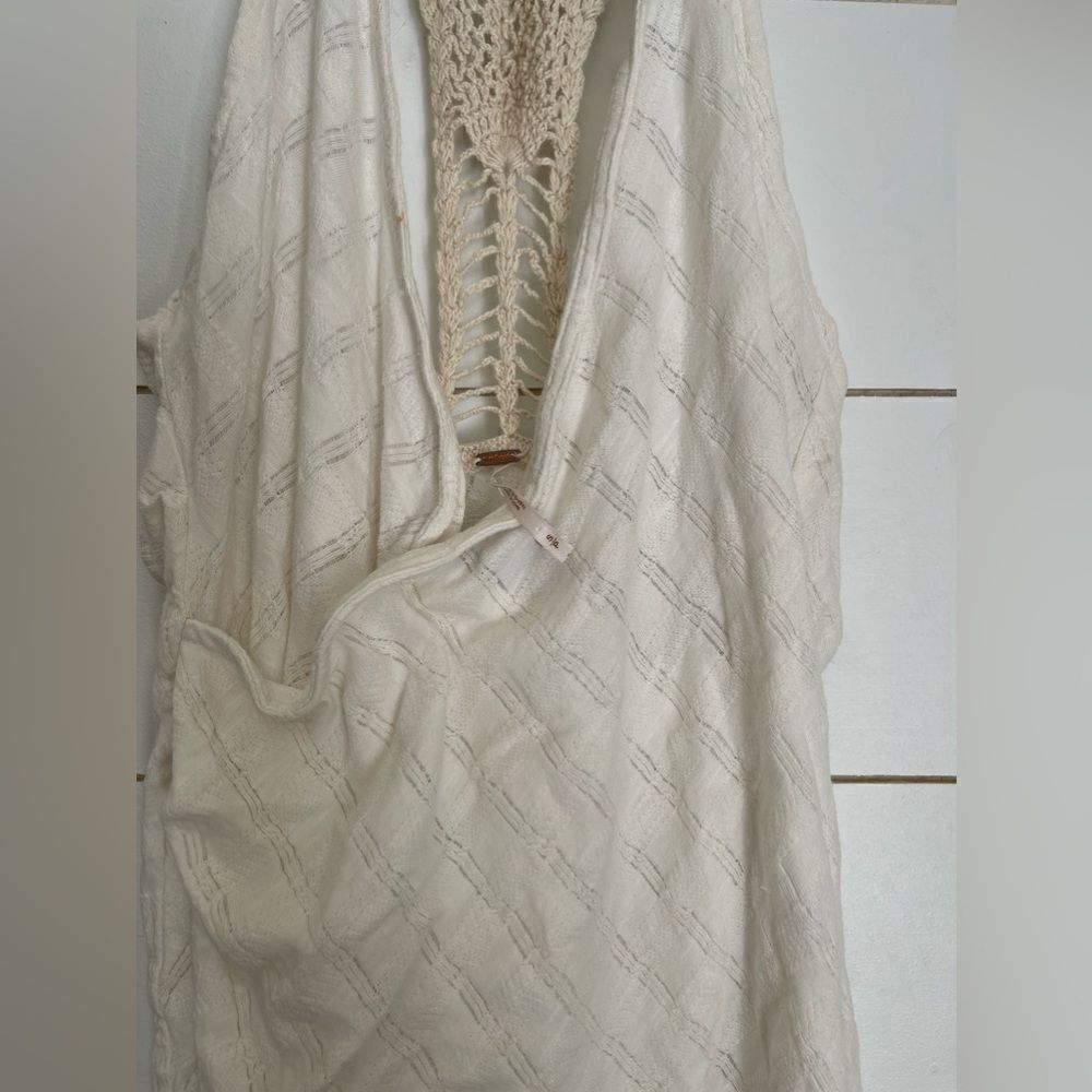 Free people crochet wrap dress or cover up nwot - Picture 9 of 12